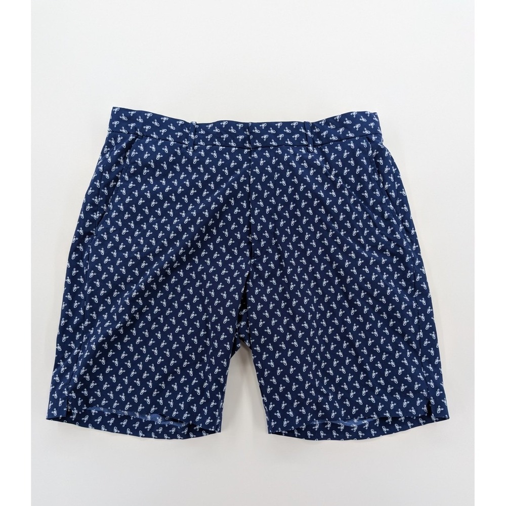 Polo Ralph Lauren Golf Shorts 33x9" Blue Scorpion Print Stretch Wicking Lined
